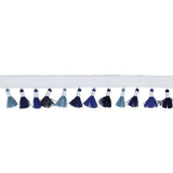 TF100 TASSEL FRINGE 1.875" - GROTTO BLUE - RM Coco - Trim by the Yard
