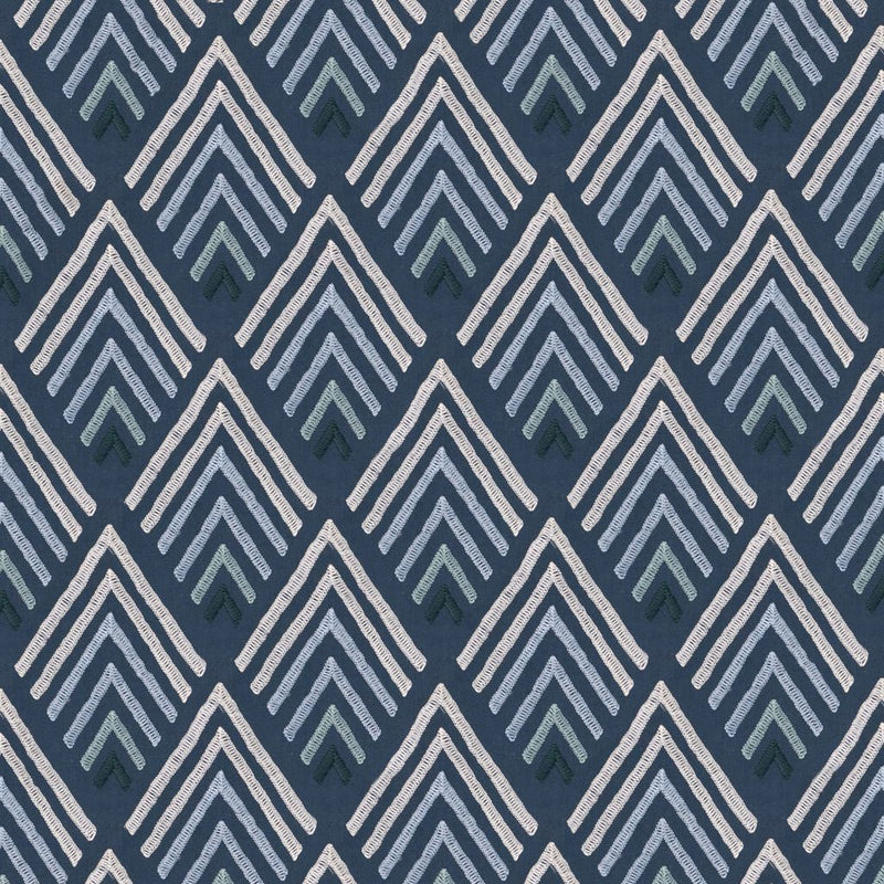Chevalier - Indigo - RM Coco - Fabric by the Yard