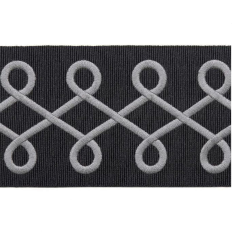 BD108 BORDER 3.125" - Charcoal - RM Coco - Trim by the Yard