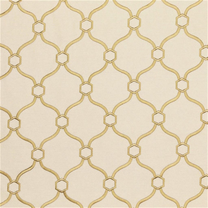 Picardie Trellis - Sand - RM Coco - Fabric by the Yard