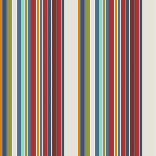 Piccadilly Stripe - Document - RM Coco - Fabric by the Yard