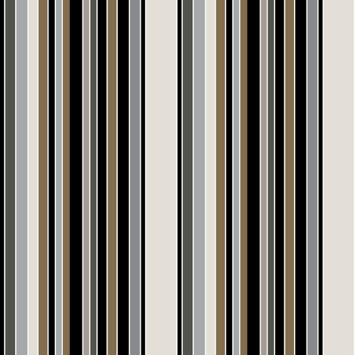 Piccadilly Stripe - Driftwood - RM Coco - Fabric by the Yard