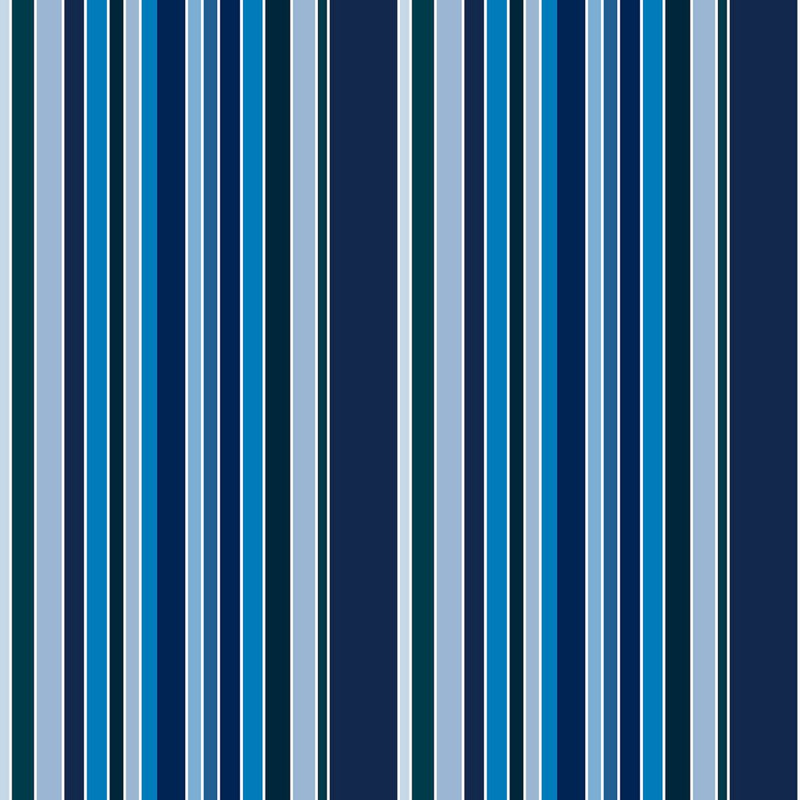 Piccadilly Stripe - Mood Indigo - RM Coco - Fabric by the Yard