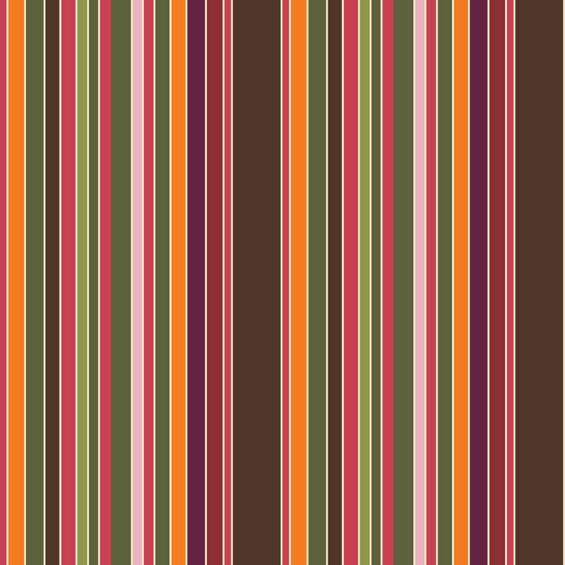 Piccadilly Stripe - Rum Raisin - RM Coco - Fabric by the Yard