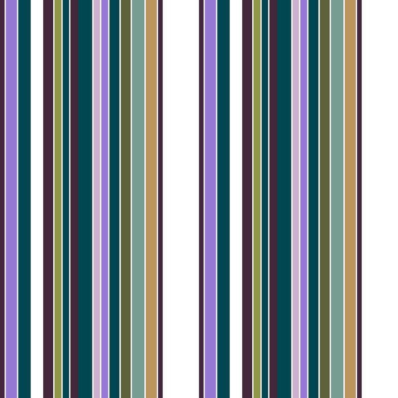 Piccadilly Stripe - Sugar Plum - RM Coco - Fabric by the Yard