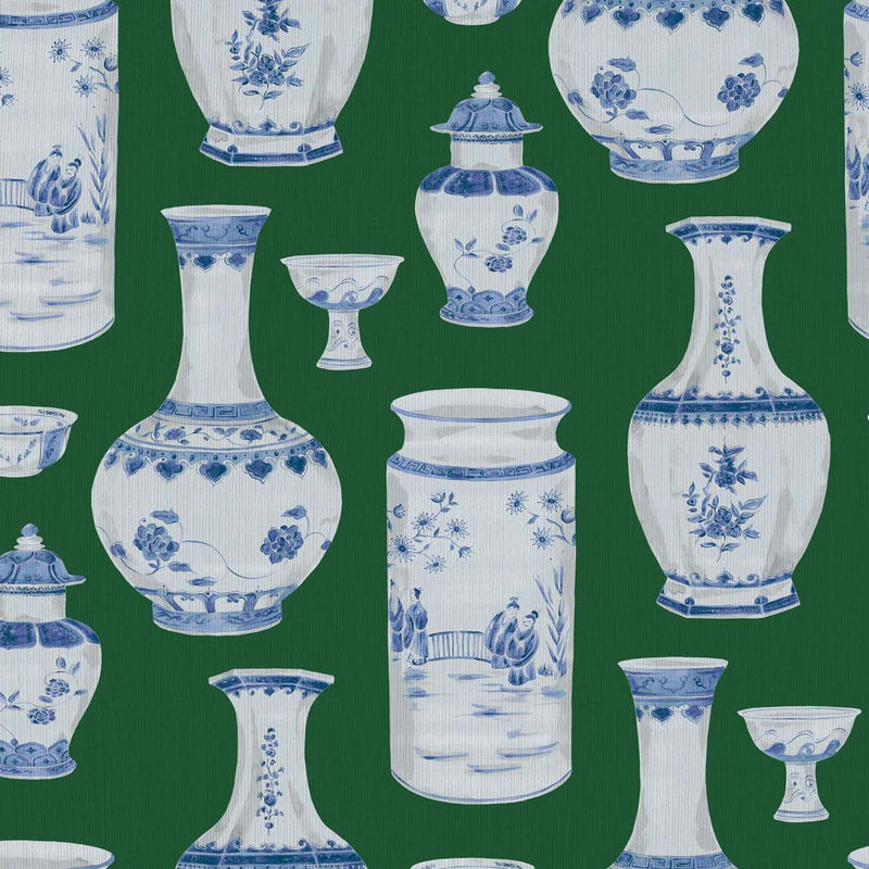 Ming Dynasty - Emerald - RM Coco - Fabric by the Yard