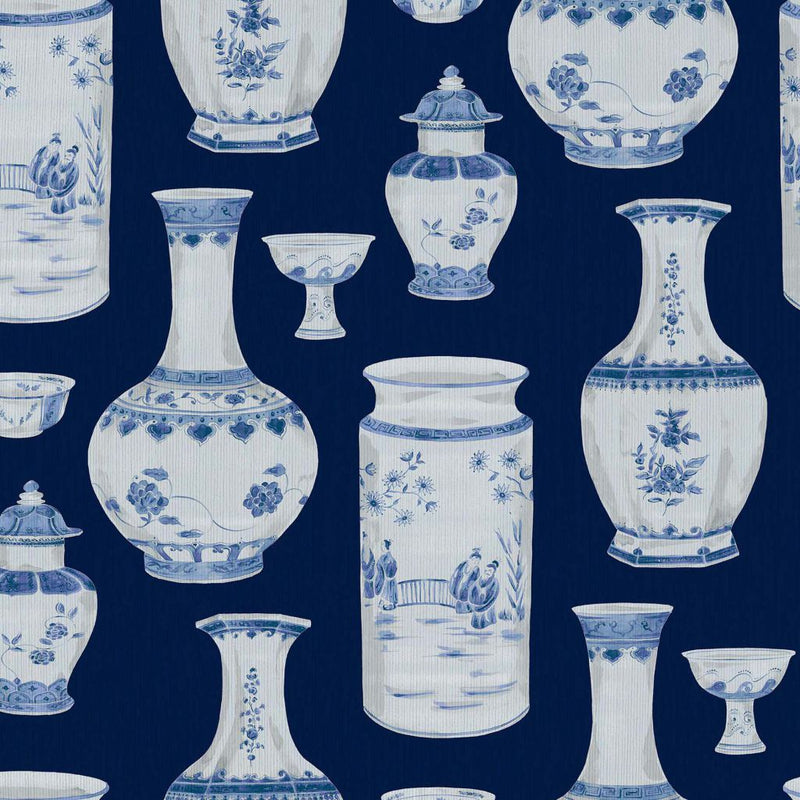 Ming Dynasty - Indigo - RM Coco - Fabric by the Yard