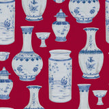 Ming Dynasty - Lacquer Red - RM Coco - Fabric by the Yard