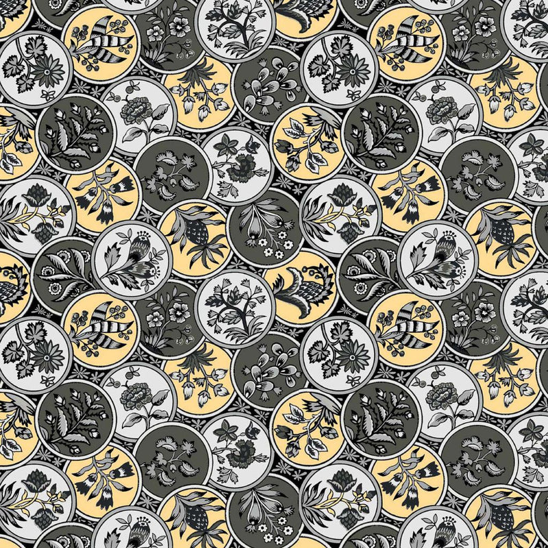 CloisonnÃ© - Dijon - RM Coco - Fabric by the Yard