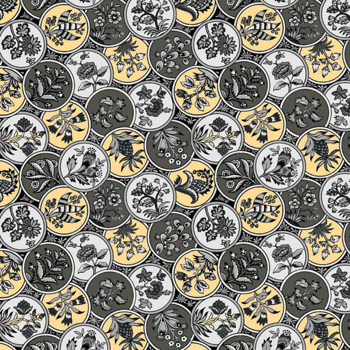 CloisonnÃ© - Dijon - RM Coco - Fabric by the Yard