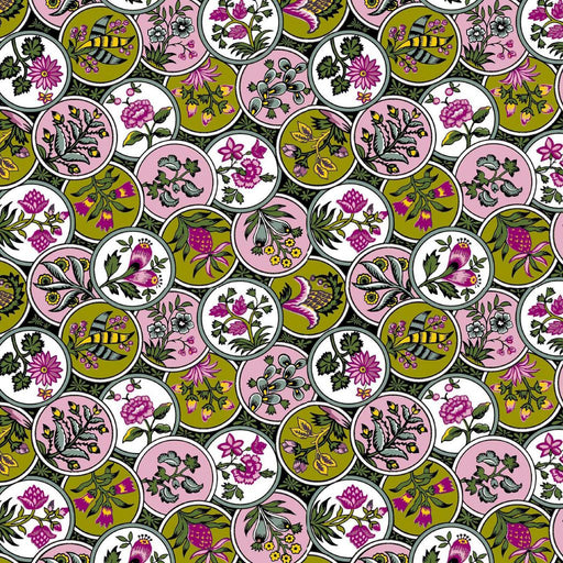 CloisonnÃ© - Peony - RM Coco - Fabric by the Yard