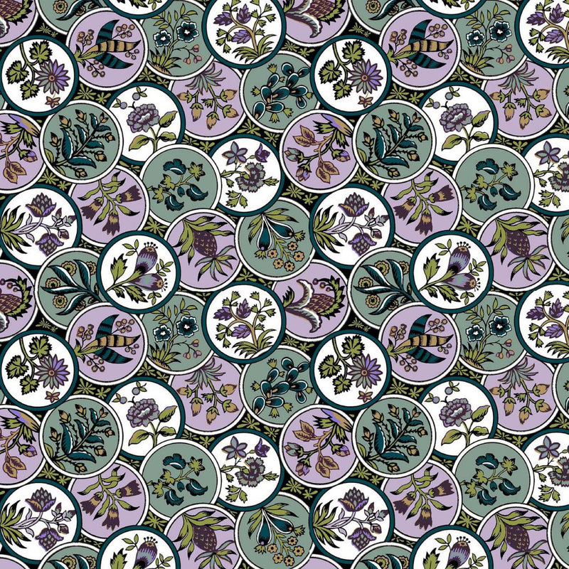 CloisonnÃ© - Sugar Plum - RM Coco - Fabric by the Yard