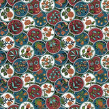 CloisonnÃ© - Tuscan Red - RM Coco - Fabric by the Yard