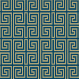 Emperor's Fret - Blue Stone - RM Coco - Fabric by the Yard