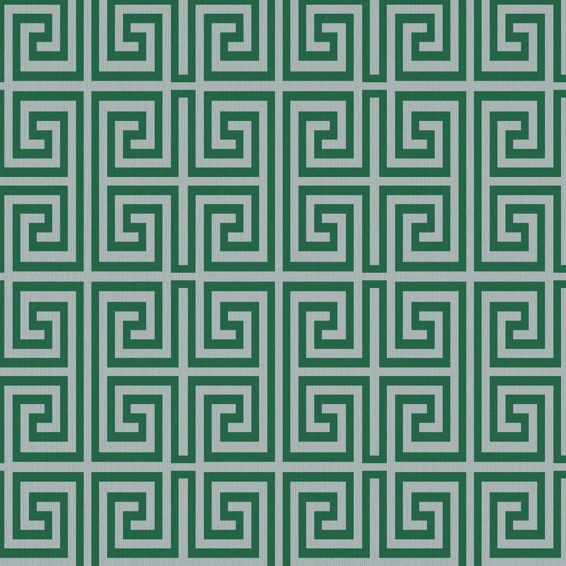 Emperor's Fret - Celadon - RM Coco - Fabric by the Yard