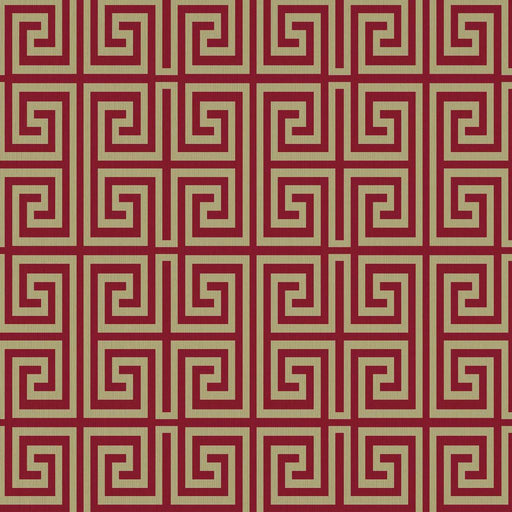 Emperor's Fret - Cinnabar - RM Coco - Fabric by the Yard