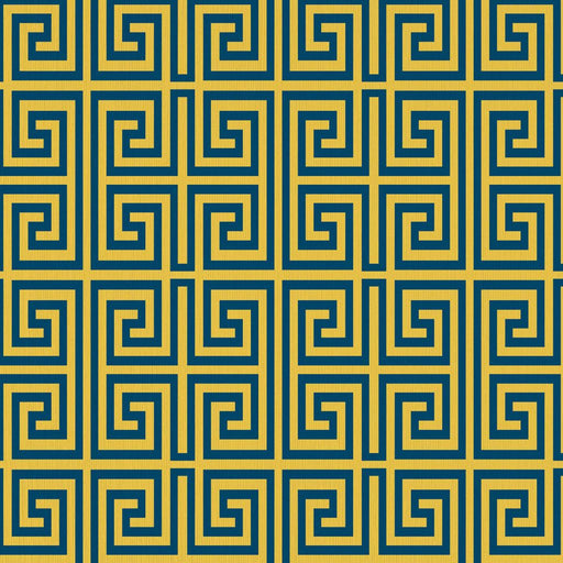 Emperor's Fret - Cobalt - RM Coco - Fabric by the Yard