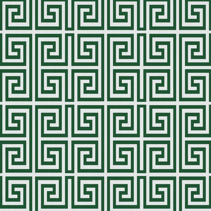 Emperor's Fret - Emerald - RM Coco - Fabric by the Yard