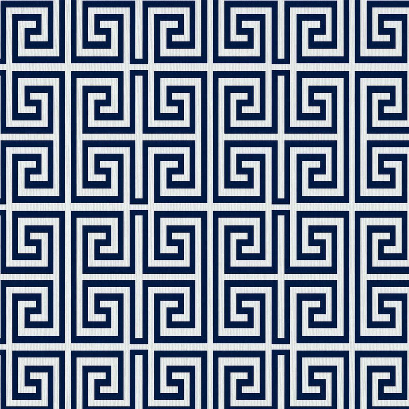Emperor's Fret - Indigo - RM Coco - Fabric by the Yard