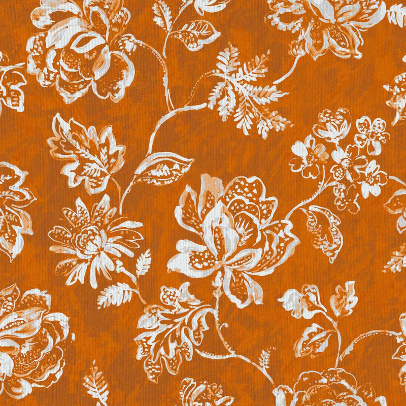 GeneviÃ¨ve - Mandarin - RM Coco - Fabric by the Yard