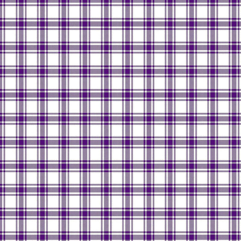 GeneviÃ¨ve Check - Amethyst - RM Coco - Fabric by the Yard