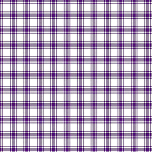 GeneviÃ¨ve Check - Amethyst - RM Coco - Fabric by the Yard