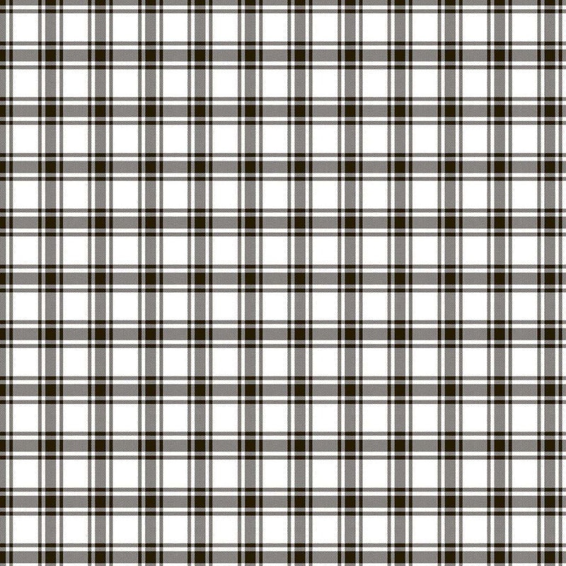 GeneviÃ¨ve Check - Charcoal - RM Coco - Fabric by the Yard