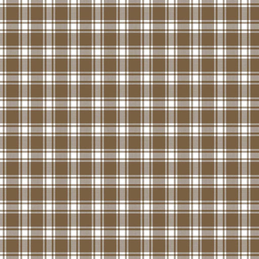 GeneviÃ¨ve Check - Chestnut - RM Coco - Fabric by the Yard