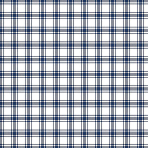 GeneviÃ¨ve Check - Cornflower - RM Coco - Fabric by the Yard