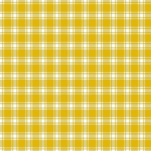 GeneviÃ¨ve Check - Forsythia - RM Coco - Fabric by the Yard