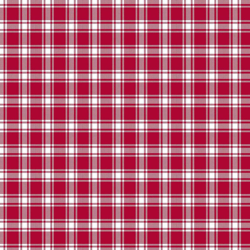 GeneviÃ¨ve Check - Garnet - RM Coco - Fabric by the Yard