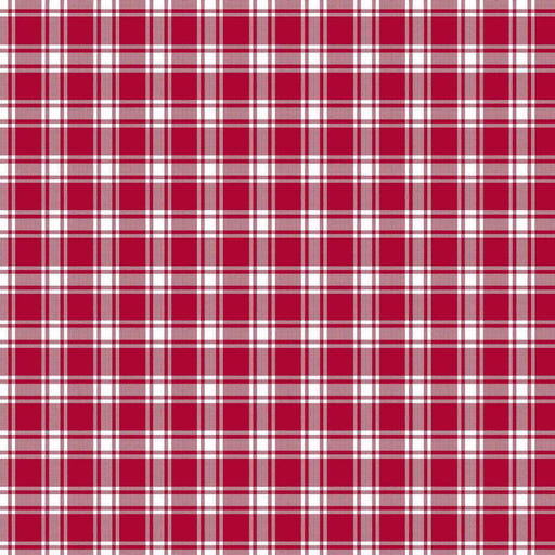 GeneviÃ¨ve Check - Garnet - RM Coco - Fabric by the Yard