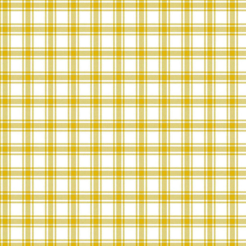 GeneviÃ¨ve Check - Jonquil - RM Coco - Fabric by the Yard