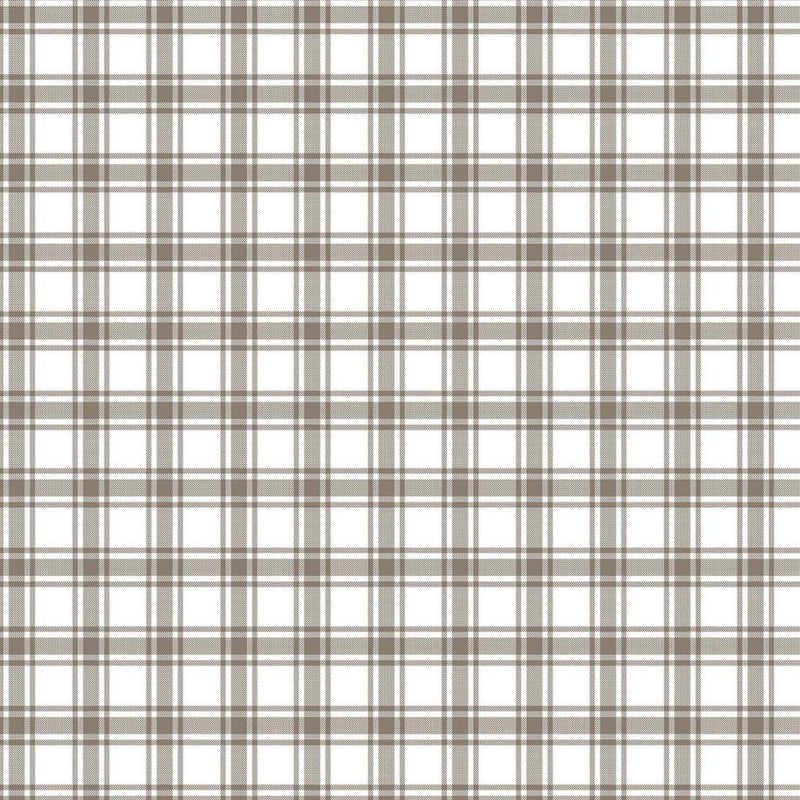 GeneviÃ¨ve Check - Linen - RM Coco - Fabric by the Yard