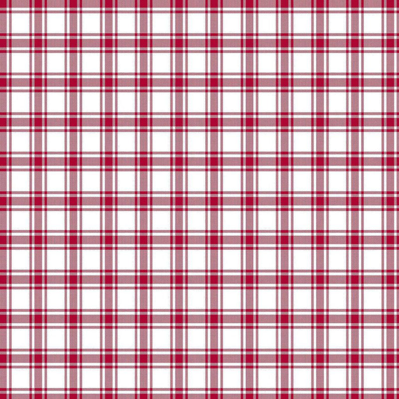 GeneviÃ¨ve Check - Maraschino - RM Coco - Fabric by the Yard