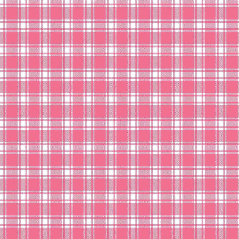 GeneviÃ¨ve Check - Rose Quartz - RM Coco - Fabric by the Yard