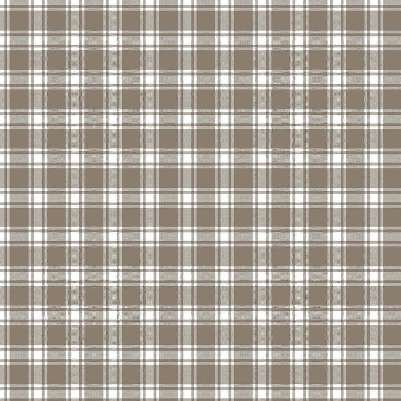 GeneviÃ¨ve Check - Sand Dune - RM Coco - Fabric by the Yard