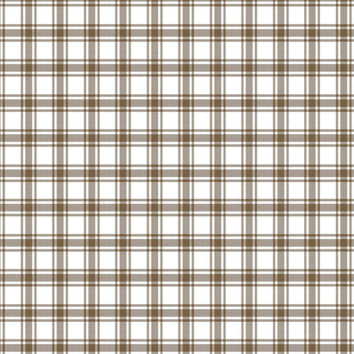 GeneviÃ¨ve Check - Toffee - RM Coco - Fabric by the Yard