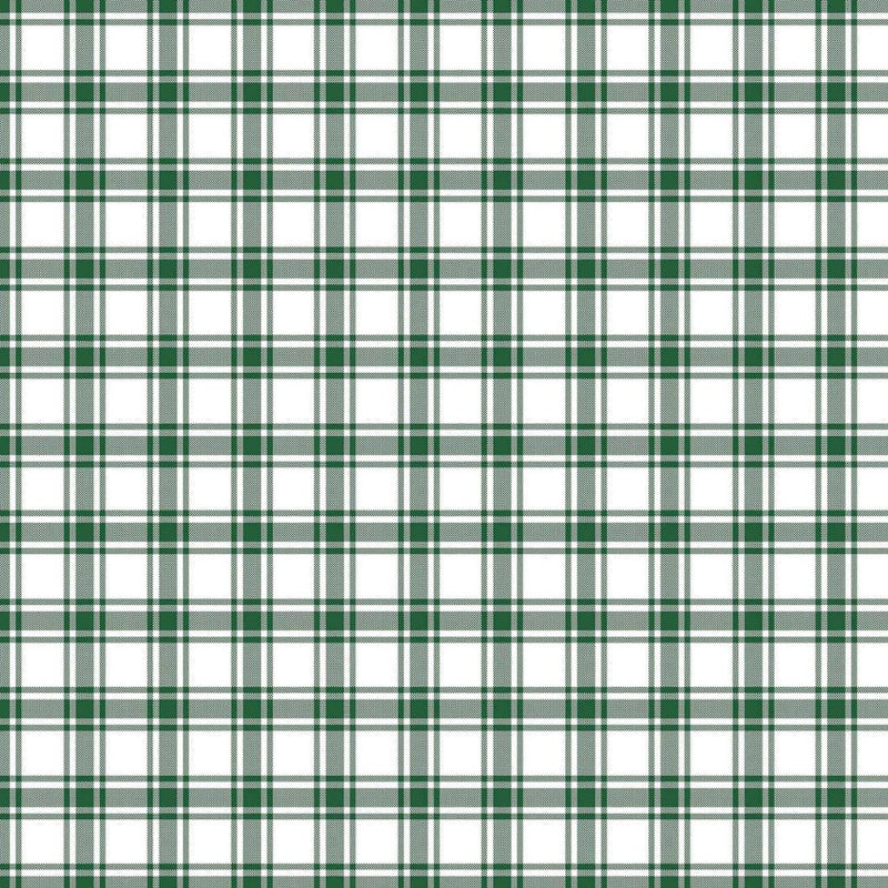 GeneviÃ¨ve Check - Clover - RM Coco - Fabric by the Yard
