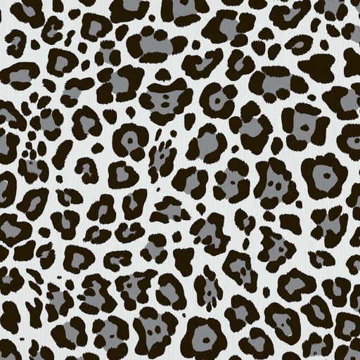Leopard Dance - Graphite - RM Coco - Fabric by the Yard