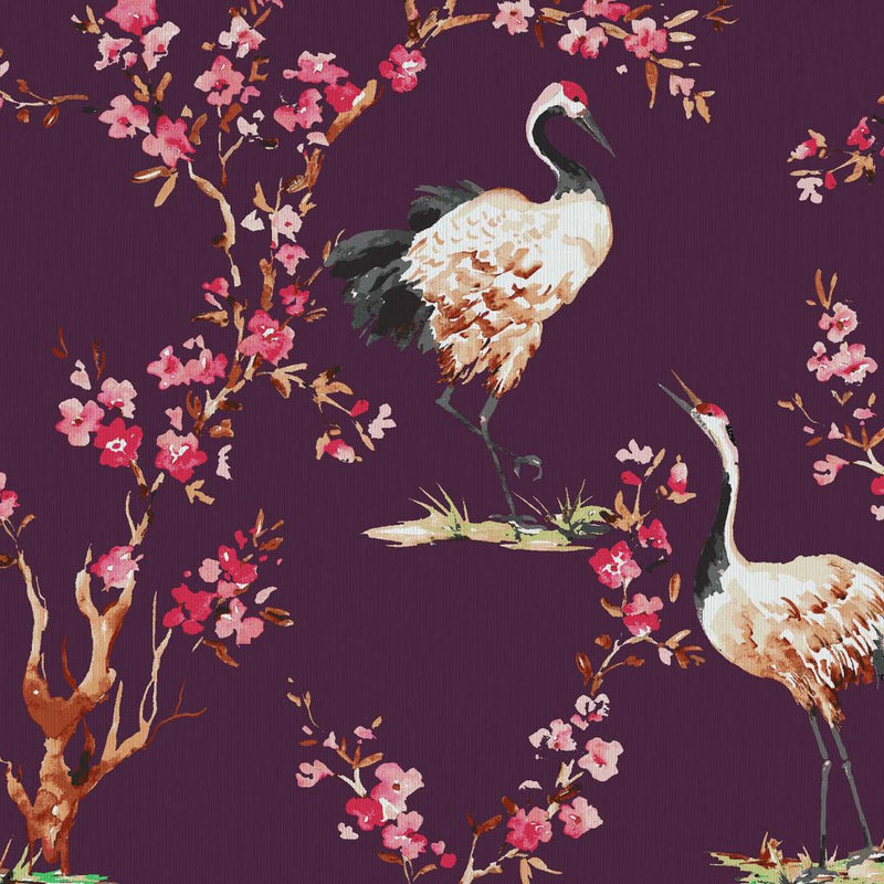 Manchurian - Plum - RM Coco - Fabric by the Yard