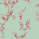 Manchurian Blossoms - Celadon - RM Coco - Fabric by the Yard