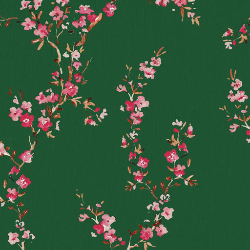 Manchurian Blossoms - Emerald - RM Coco - Fabric by the Yard