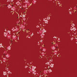 Manchurian Blossoms - Maraschino - RM Coco - Fabric by the Yard
