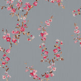 Manchurian Blossoms - Platinum - RM Coco - Fabric by the Yard