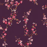 Manchurian Blossoms - Plum - RM Coco - Fabric by the Yard