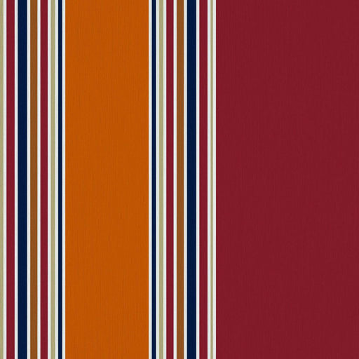 Ming Stripe - Cinnabar - RM Coco - Fabric by the Yard