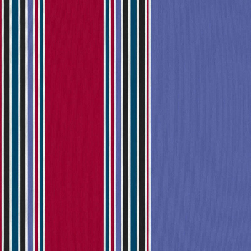 Ming Stripe - Lacquer Red - RM Coco - Fabric by the Yard