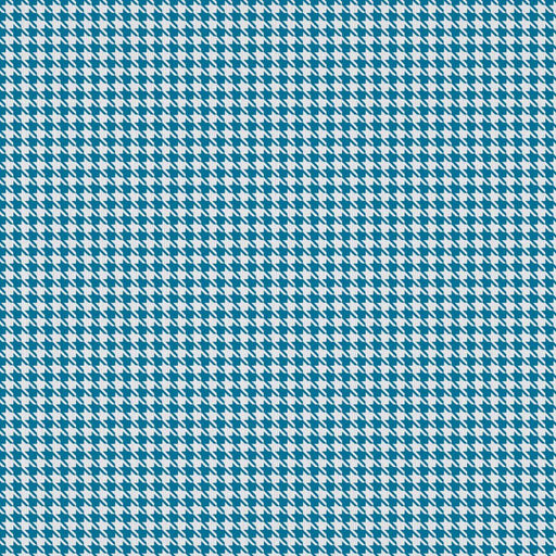 Sherlock Houndstooth - Aegean - RM Coco - Fabric by the Yard