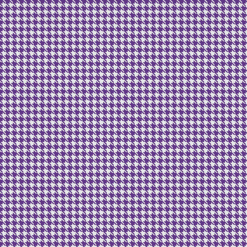 Sherlock Houndstooth - Aubergine - RM Coco - Fabric by the Yard